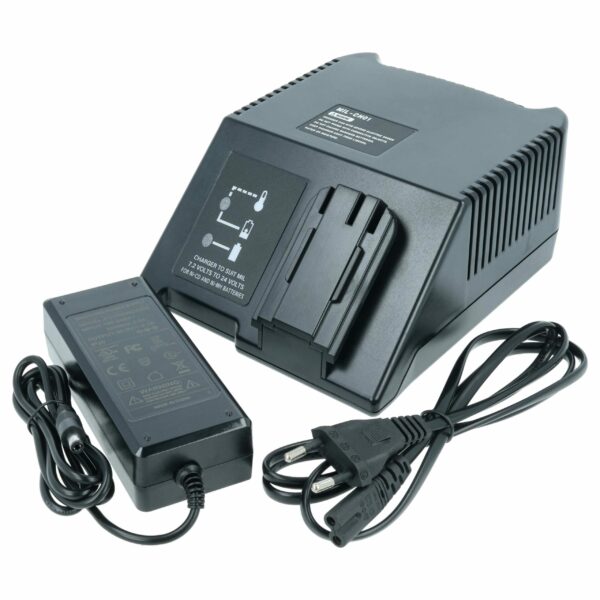 Carregador vhbw para Baterias de Ferramentas AEG PBA 7224 MB, RCA 7224 MB - Ni-Cd, NiMH, 1.5A