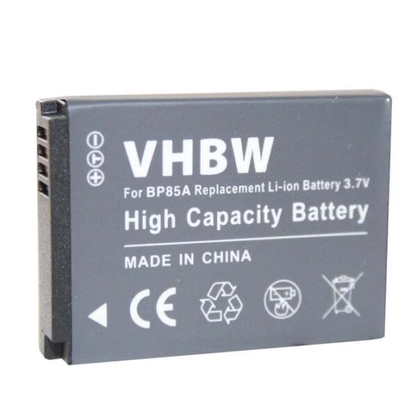 Bateria vhbw compatível com Samsung IA-BP85a, EA-BP85a, BP85a, BP-85a - 700mAh, 3.7V, Li-Ion
