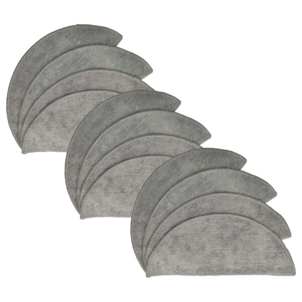 Conjunto de 12 Panos de Microfibra para Aspiradores Robôs Lefant M501A, M571, T700