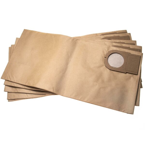 5x Sacos para Aspirador vhbw compatíveis com Metabo 6.31348, 631348000 - Papel