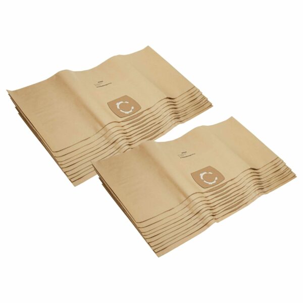 20x Saco de Aspirador Substitui Swirl VAC 130, K 222 (30 l), R 24, Uni 30 para Thomas - Papel
