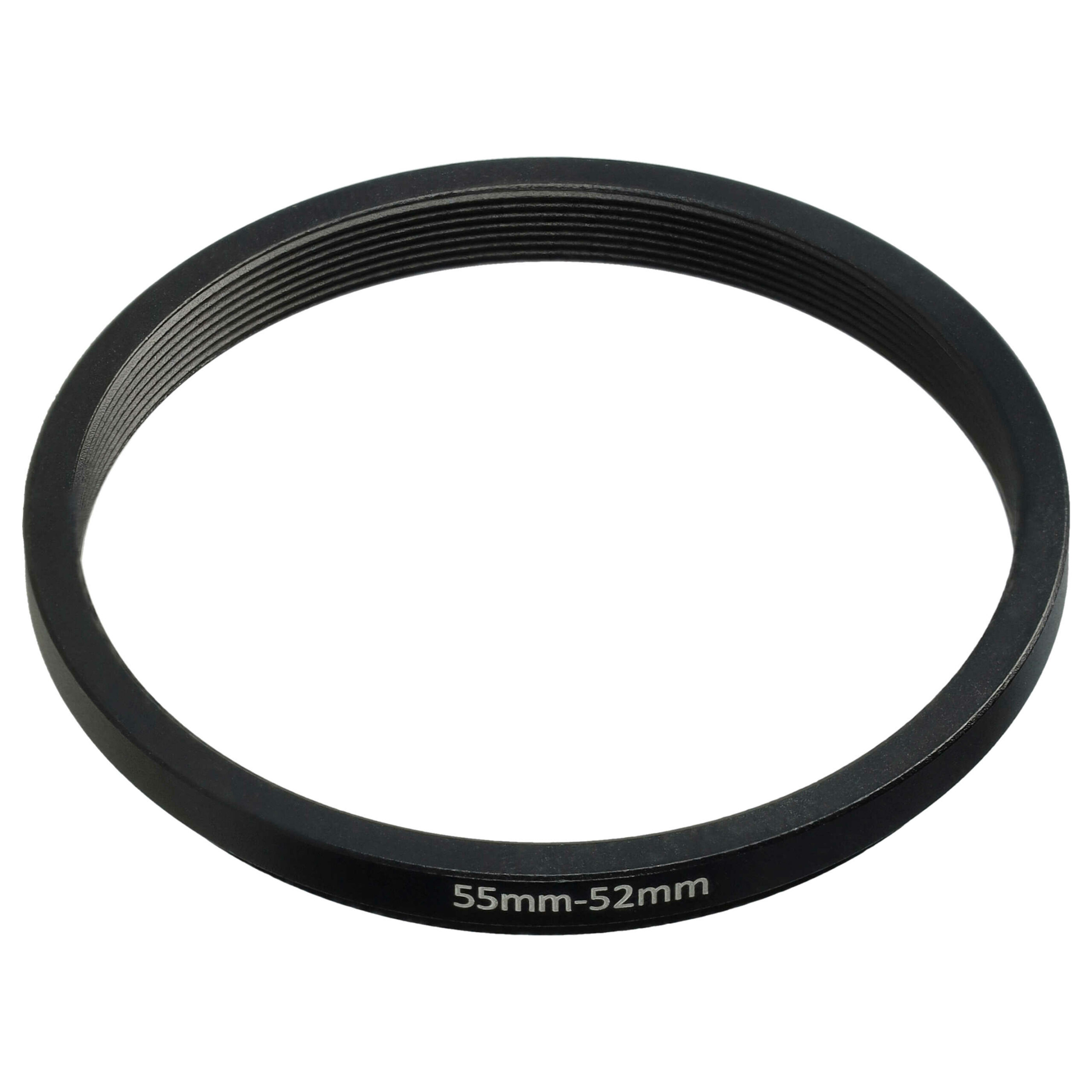 Anel Adaptador Step-Down vhbw de 55 mm para 52 mm para Lentes de Câmara