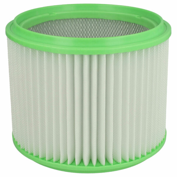 Filtro de Cartucho para Aspirador Gisowatt / Makita 413525 vhbw Branco/Verde
