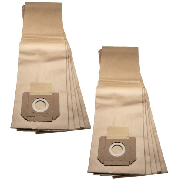 10x Sacos para Aspirador vhbw para Bosch 2607432036 - Papel