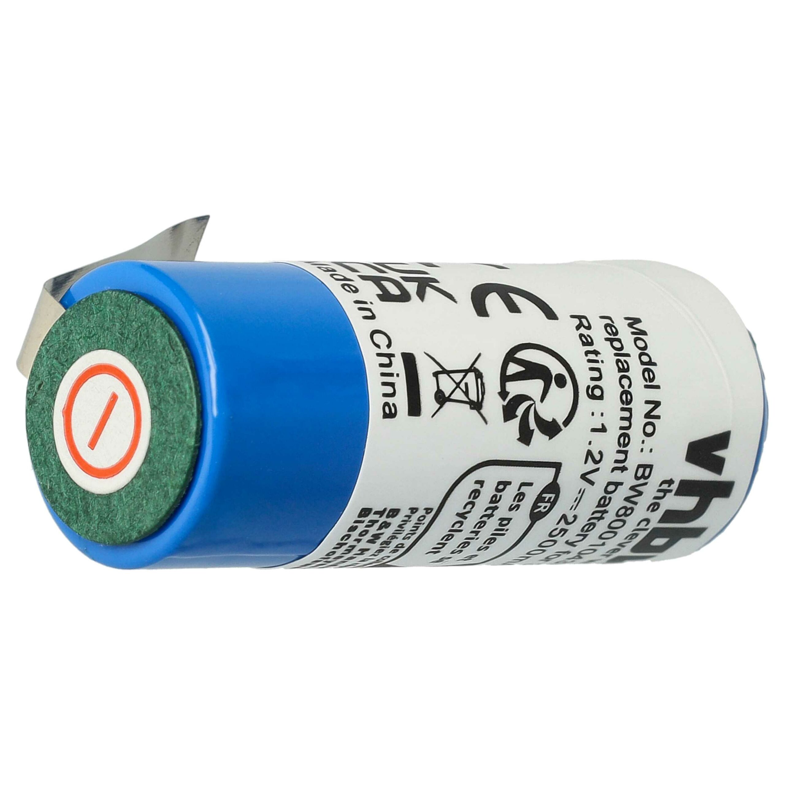 Bateria de Substituição para Escova de Dentes Elétrica Braun 3738, 3731 - 2500mAh, 1.2V - Image 3