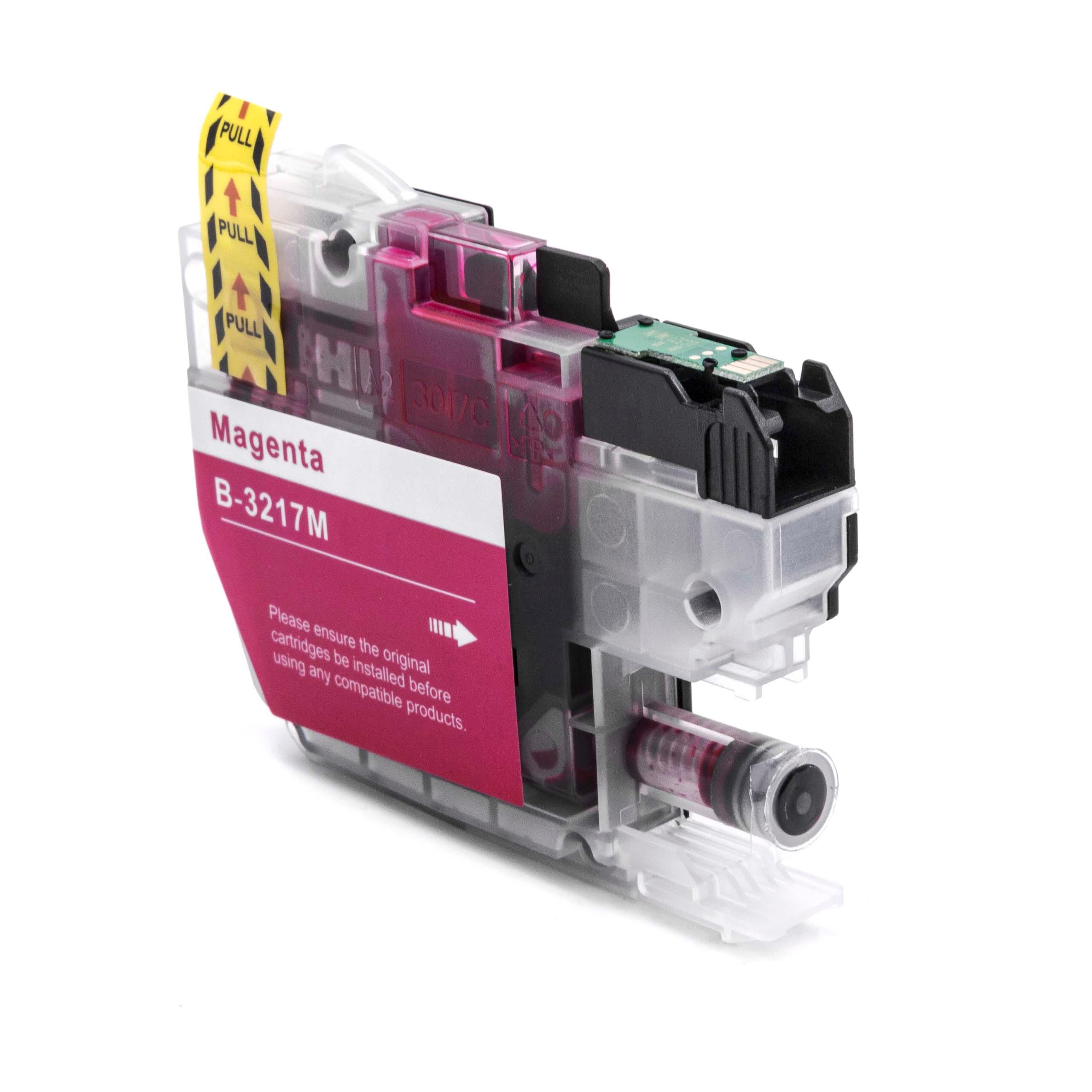 Cartucho de Tinta Compatível Brother LC3217M Magenta 12 ml com Chip vhbw - Image 2