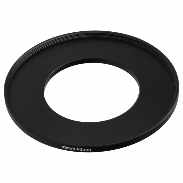 Anel Adaptador Step-Up 49 mm para 82 mm vhbw para Objetivas de Câmara Fotográfica