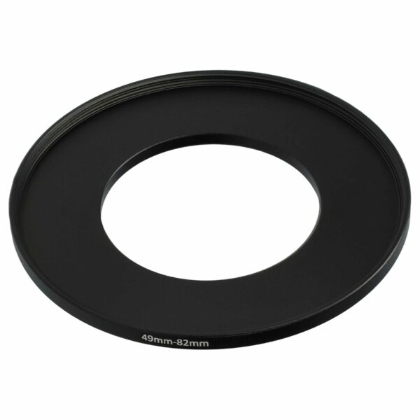 Anel Adaptador Step-Up 49 mm para 82 mm vhbw para Objetivas de Câmara Fotográfica