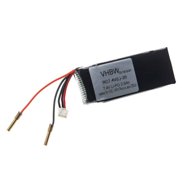 Bateria vhbw para Drone Syma X8, X8C, X8G - 2000 mAh 7.4 V Li-polymer