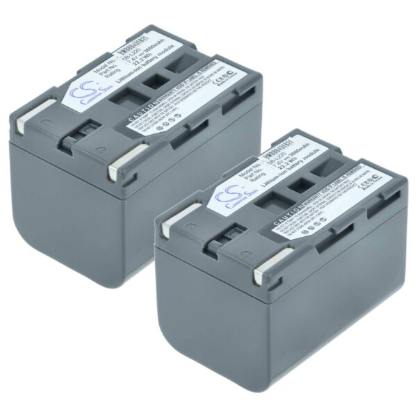 2x Bateria compatível Samsung SB-L70R, SB-L70A, SB-L70, SB-LS70AB, SB-L220, SB-L110 - 3000mAh, 7.4V, Li-Ion