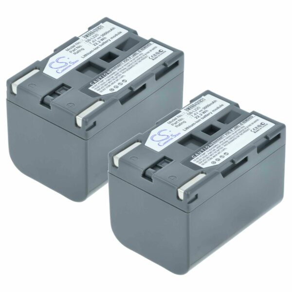 2x Bateria compatível Samsung SB-L70R, SB-L70A, SB-L70, SB-LS70AB, SB-L220, SB-L110 - 3000mAh, 7.4V, Li-Ion
