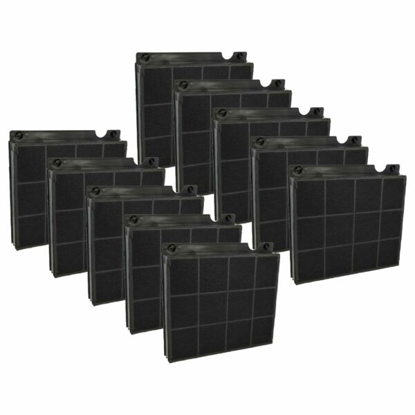 Filtro de Carvão Ativado vhbw para Coifa AEG, Zanussi e Compatíveis (Pack 10x)