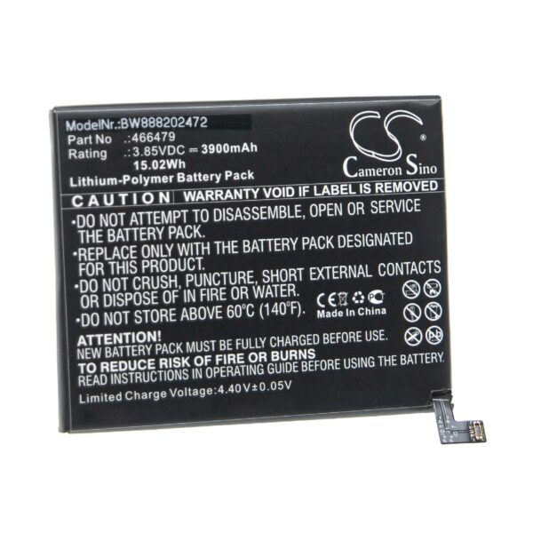 Bateria para Telemóvel Wiko 466479 - 3900 mAh 3.85 V Li-polímero vhbw