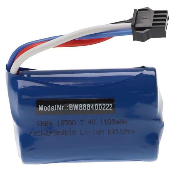 Bateria vhbw para UDI / Huanqi Modelismo - 1100 mAh 7.4 V Li-Ion