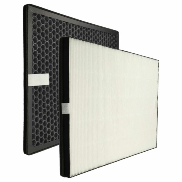 Conjunto de 2 Filtros vhbw para Purificador NanoProtect FY1410/30 - Filtro HEPA e Carvão Ativado