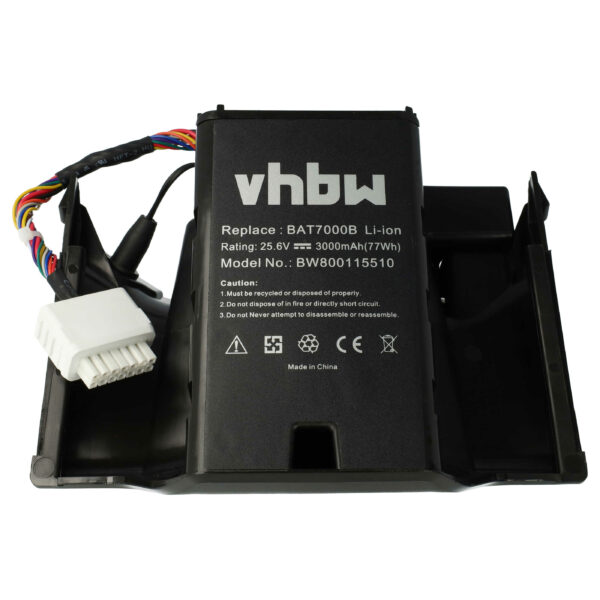Bateria vhbw para Robomow MRK7005A, 8IFR27/66, BAT7000B, BAT7001A - 3000 mAh 25.6 V Li-Ion