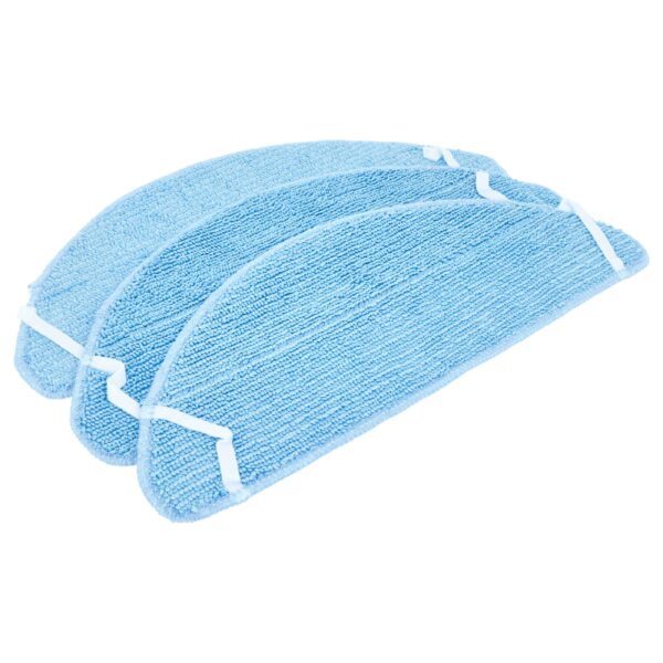 Conjunto de Panos de Limpeza (3 Unidades) para Robôs Ecovacs - Microfibra vhbw