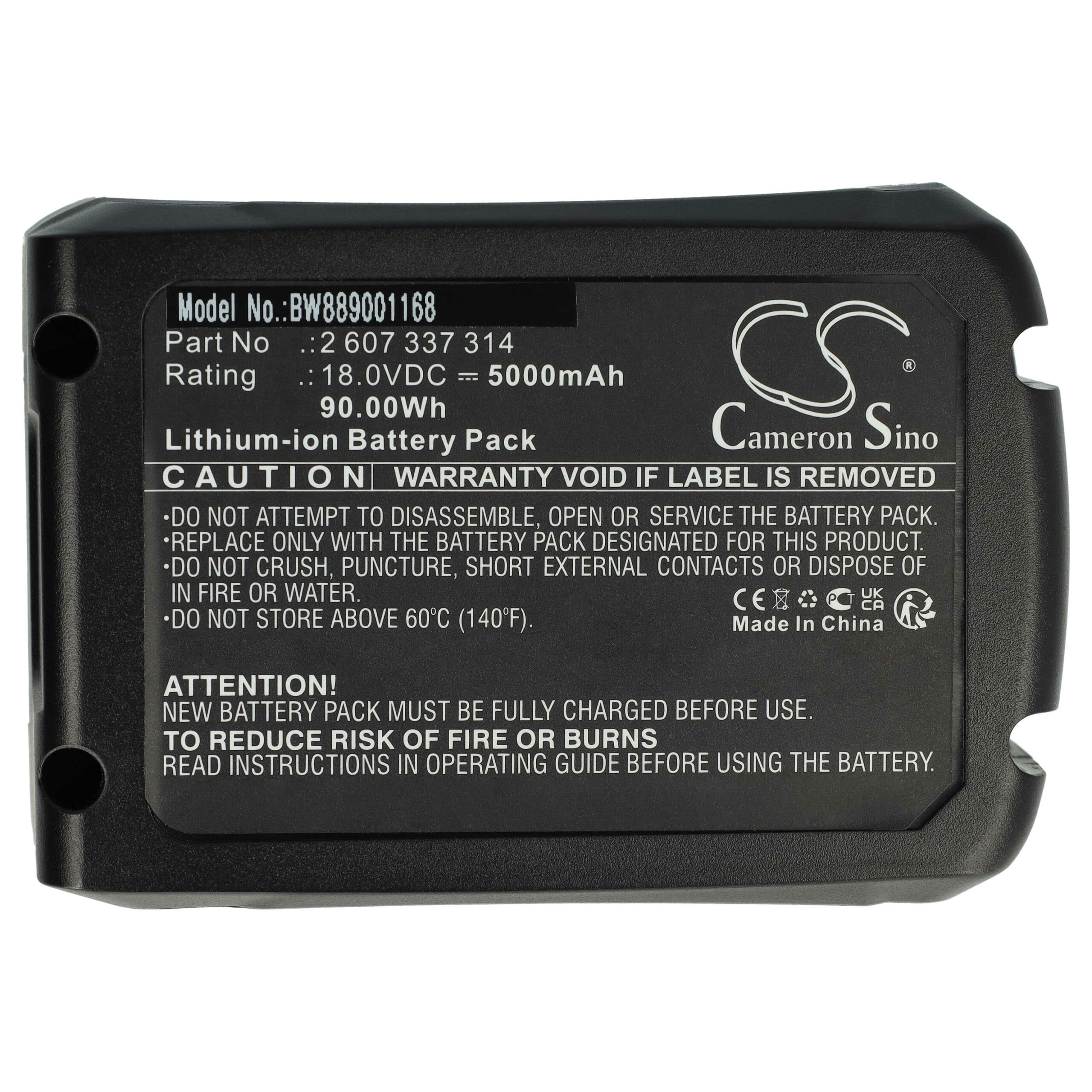 Bateria vhbw para ferramenta elétrica Bosch 17004934 - 5000 mAh, 18 V, Li-Ion - Image 3