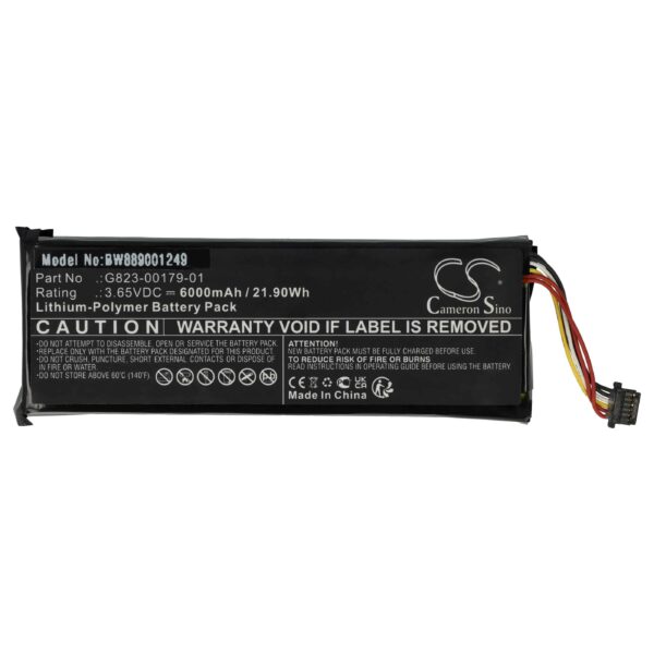 Bateria vhbw para Intercomunicador Google Nest G823-00179-01 6000 mAh 3.65 V Li-polímero