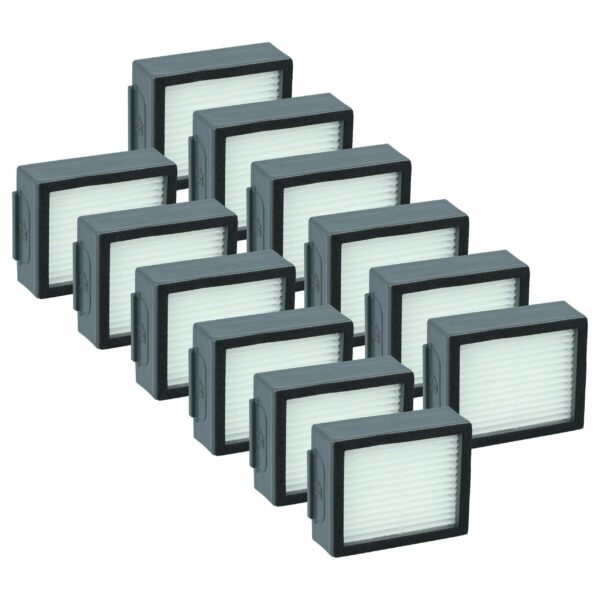 Pack de 12 Filtros vhbw para iRobot Roomba E5, E6, E7, i7