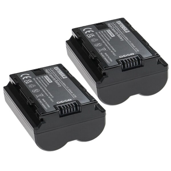 2x Bateria Compatível Fujifilm NP-W235 - 2250mAh, 7.2V, Li-Ion EXTENSILO