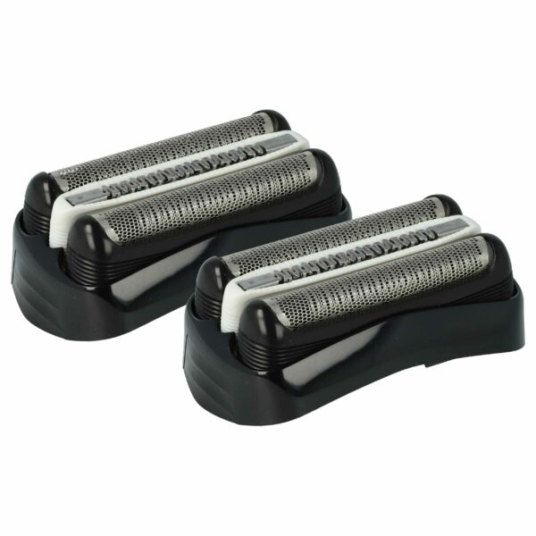 2 Cabeças de Barbear de Substituição vhbw para Braun 32B, 32S, Preta