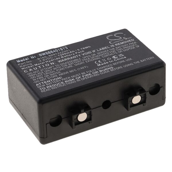 Bateria de Substituição vhbw para Rádios Bosch/AEG/Ascom - 1200 mAh 4.8V NiMH