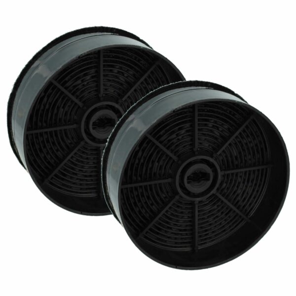 Filtro de Carvão Ativado vhbw para Coifas Zanussi, AEG, Electrolux - Pack 2x (12,4 cm)