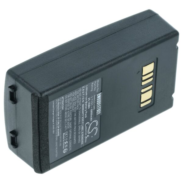 Bateria vhbw 6800 mAh 3.7 V para Datalogic Barcode Scanner Falcon X3, X4