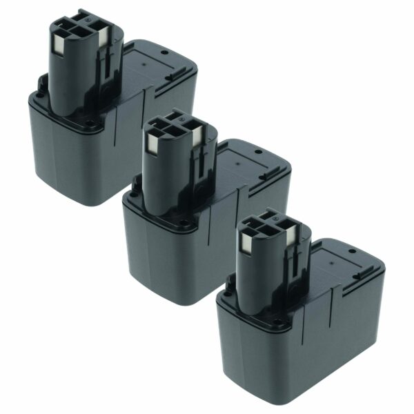 Bateria vhbw 12V 3000 mAh NiMH para Ferramentas Eléctricas Bosch (pack 3x)
