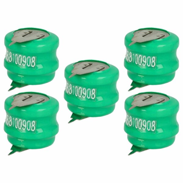 Bateria Recarregável V80H 2.4V 80 mAh NiMH com 2 Contactos - Pack 5 Unidades vhbw
