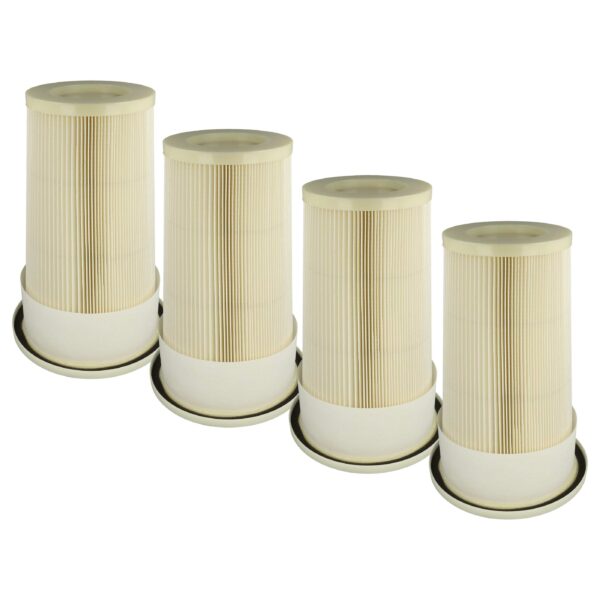 4x Filtro vhbw substitui Dustcontrol 42029 para Aspirador Dustcontrol, branco