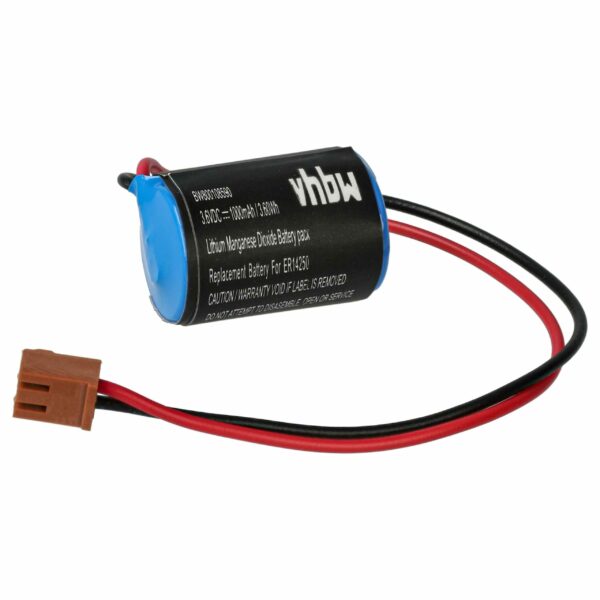 Bateria vhbw para Controlador CNC Omron CPM2A-BAT01 - 1000 mAh 3.6 V Li-Ion