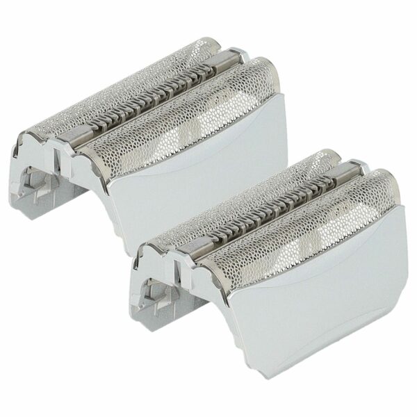 2x Lâmina de Barbear Dual para Braun 51S, 51B - com Moldura, Prateado