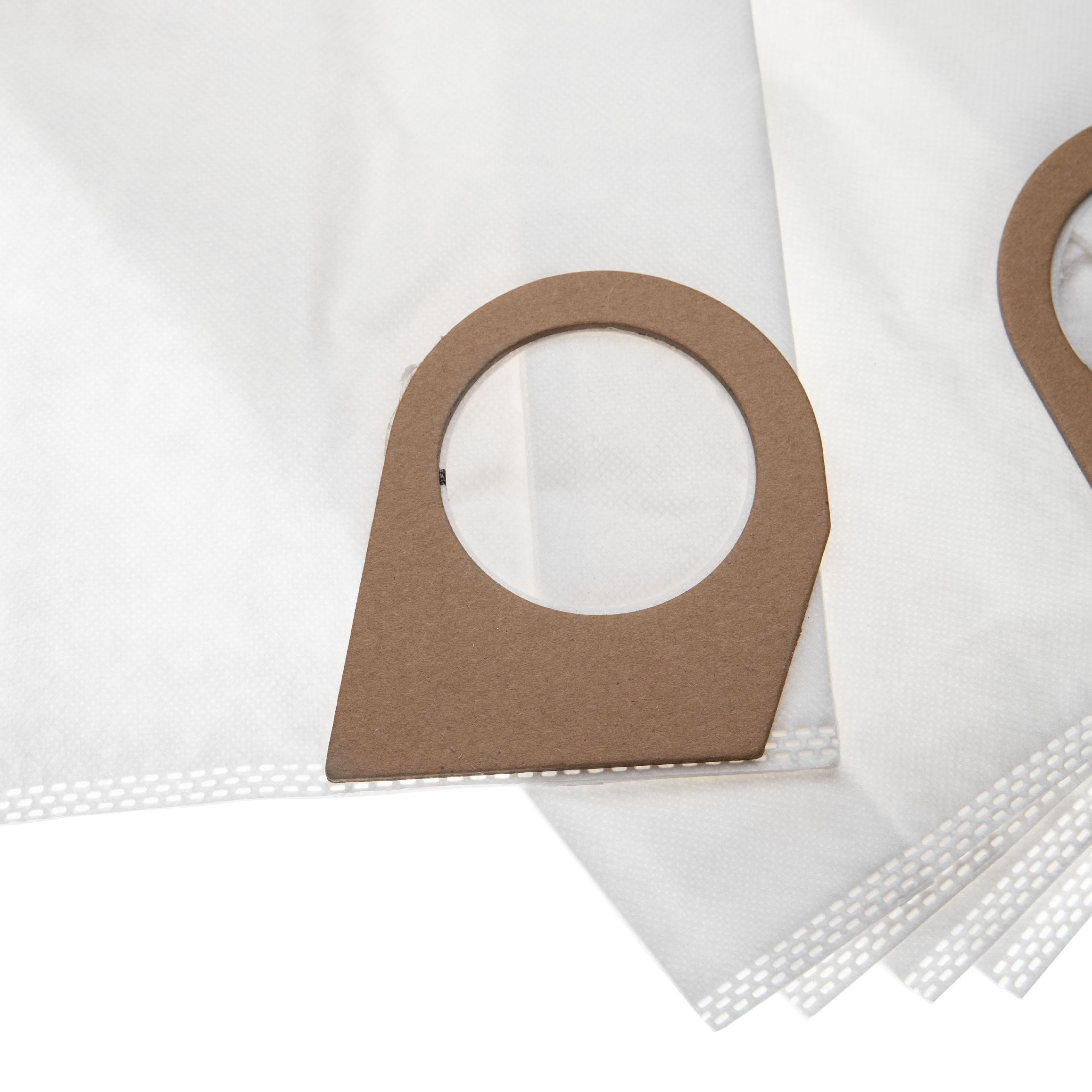 5x Sacos para Aspirador vhbw para Bosch GAS 1000 RF, PAS 1000 - Microfibra