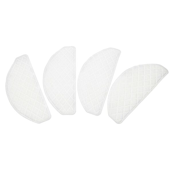Conjunto de Panos de Limpeza vhbw (4 Peças) para Ecovacs Deebot Ozmo T8 Aiv - Fleece