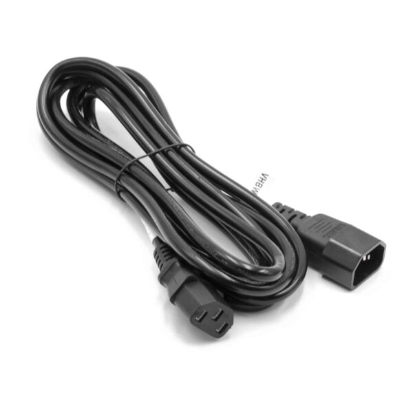 Cabo de Extensão C13/C14 vhbw para Eletrodomésticos, Monitores e Fontes PC - 3 m