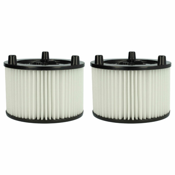 2x Filtro de Cartucho de Substituição vhbw para Aspiradores Bosch 2609256F35, Branco
