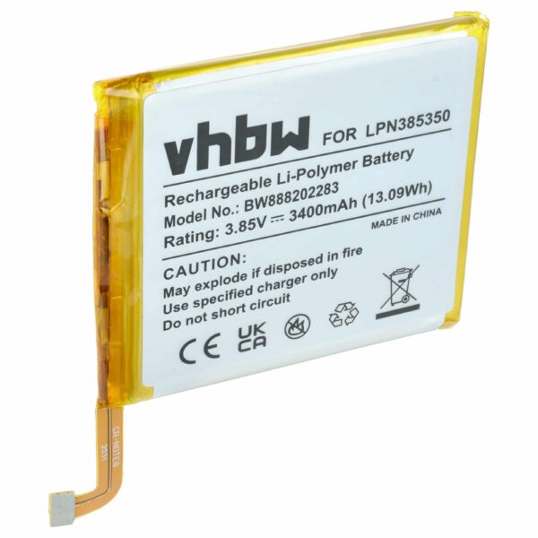 Bateria para Crosscall LPN385350 - 3400 mAh 3.85 V Li-polímero vhbw