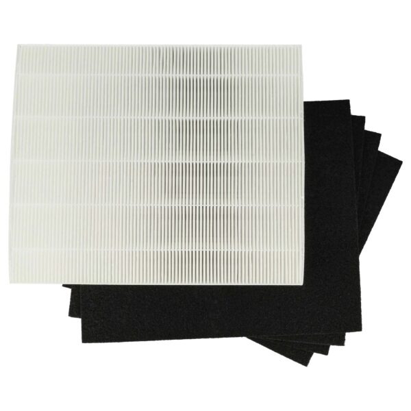 Conjunto de 5 Filtros vhbw para Purificador Winix 123050, 15HC, WRF15-HC - Filtro HEPA e Carvão Ativado
