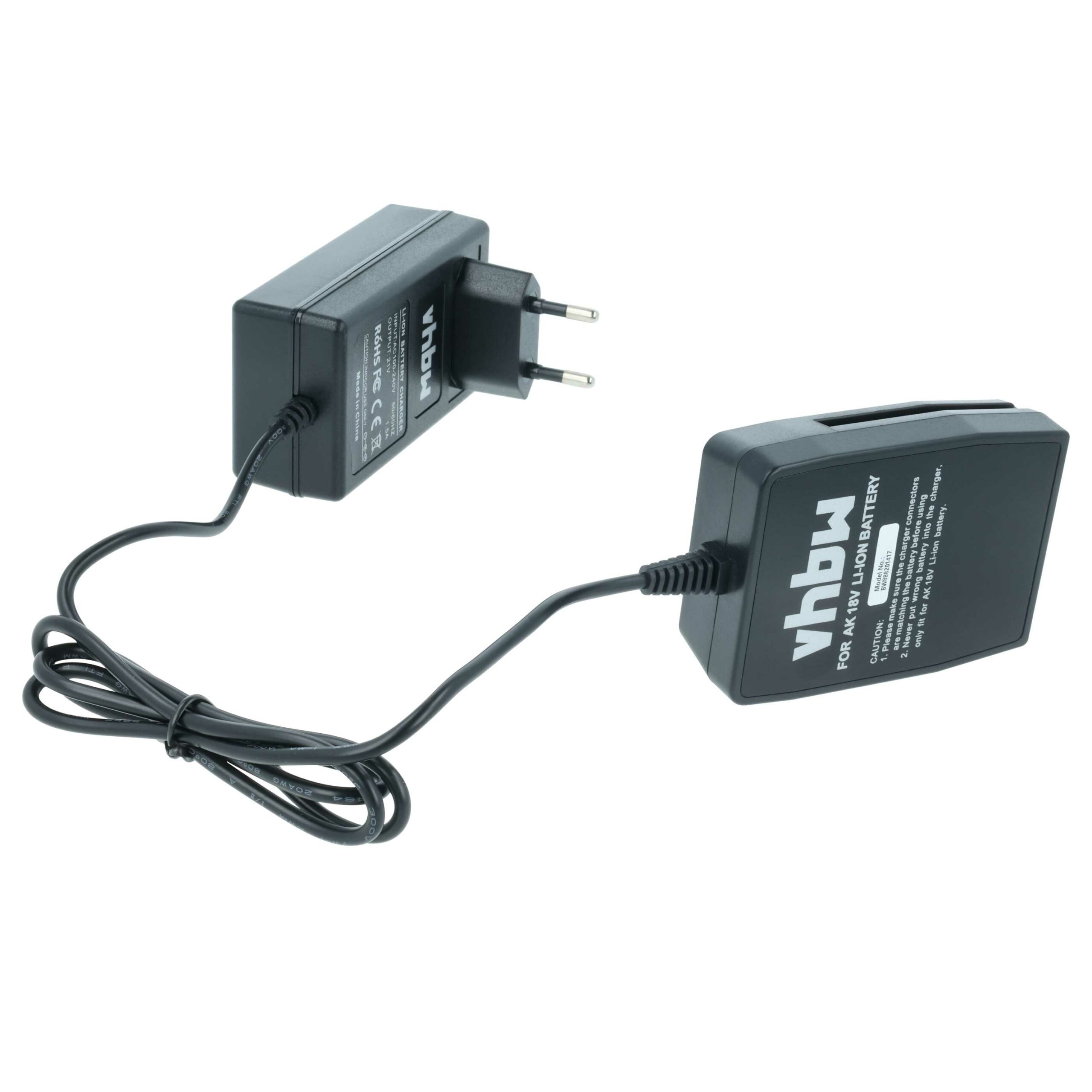 Carregador vhbw para Baterias Worx, Rockwell, AL-KO RK1806K2 - Li-Ion, 1.5A - Image 2