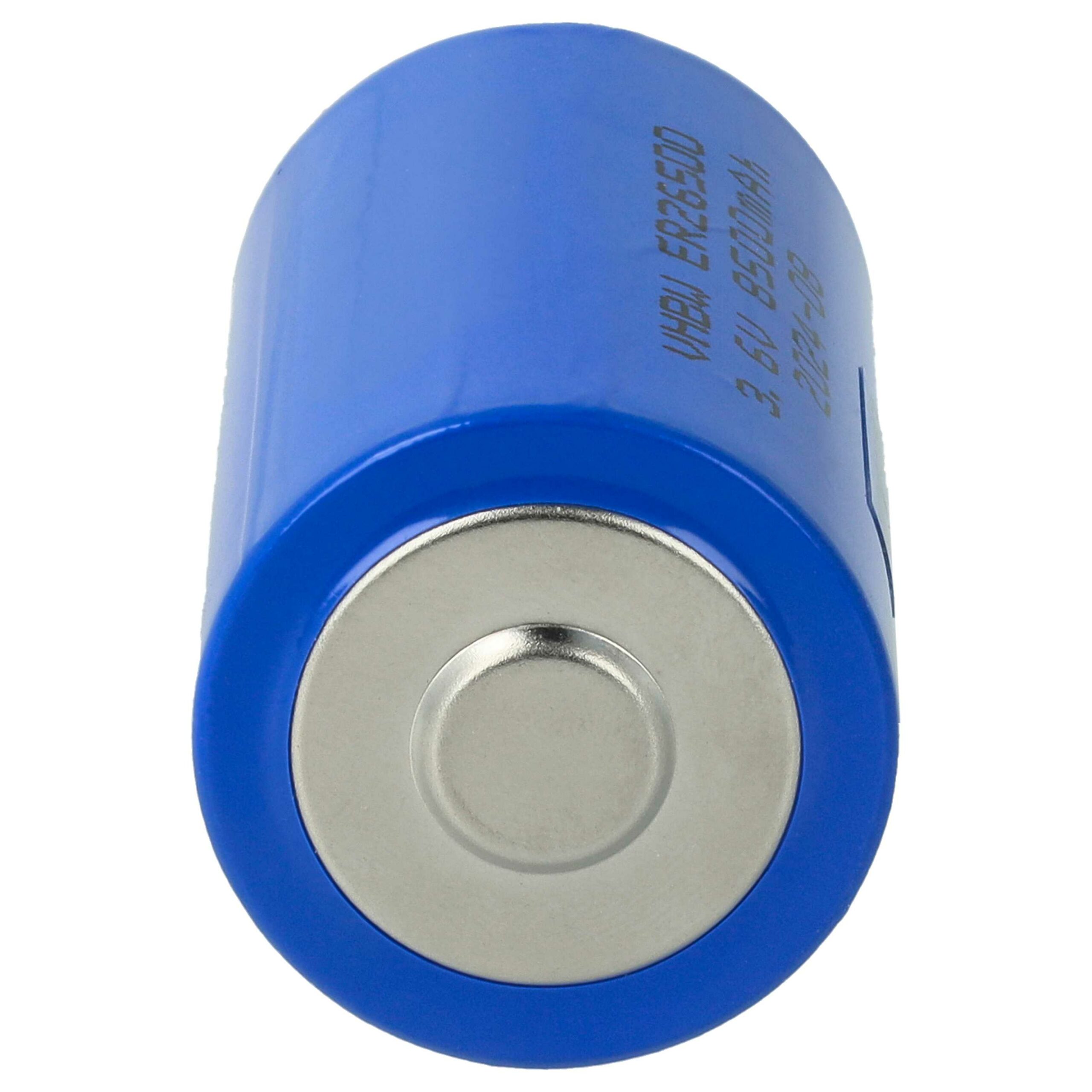 Baterias vhbw ER26500 Tamanho C Li-SOCl2 3.6V 8500mAh - 10 unidades - Image 4