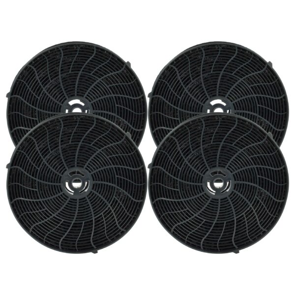 Filtro de Carvão Ativado vhbw para Coifa Zanussi, AEG, Electrolux - Pack 4 Unidades