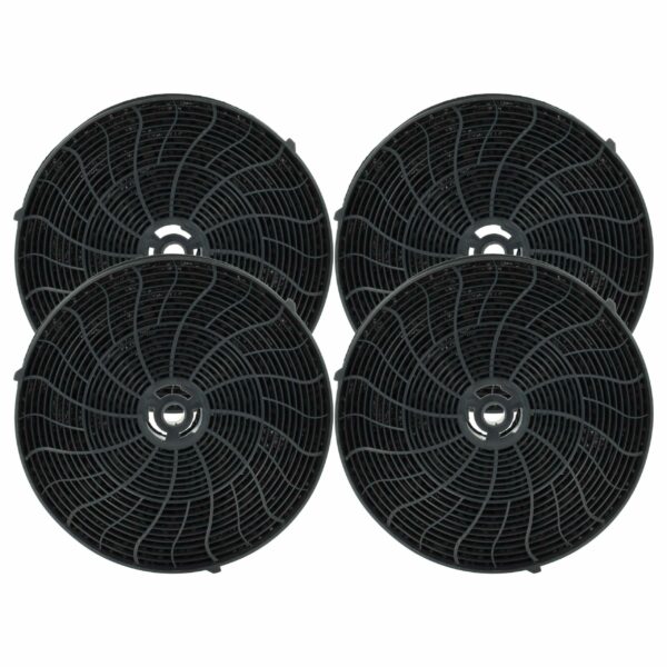 Filtro de Carvão Ativado vhbw para Coifa Zanussi, AEG, Electrolux - Pack 4 Unidades