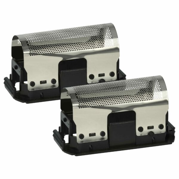 2x Lâmina para Barbear Braun 235, 265, 5235760, SB235, SB265 - com Moldura, Preto/Prateado