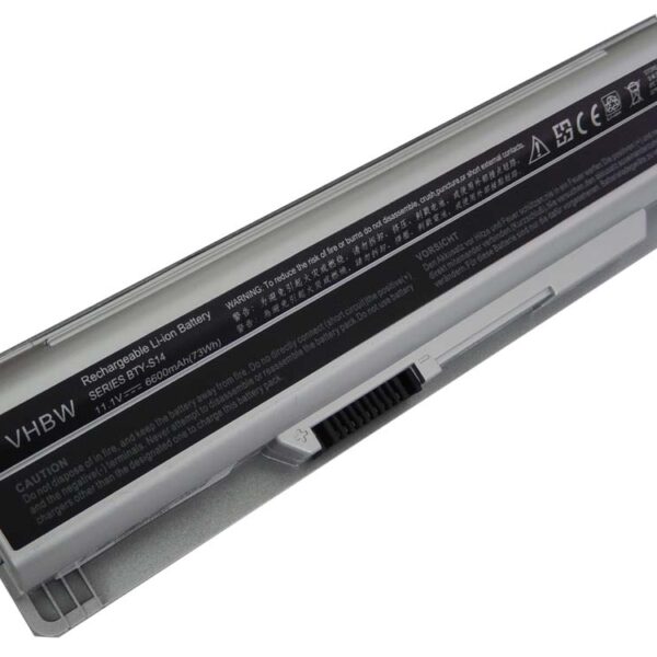 Bateria vhbw para Portátil MSI/Wortmann/Medion - 6600 mAh 11.1V Li-Ion