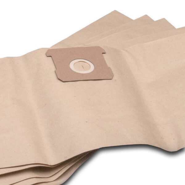 5x Sacos para Aspirador Einhell TC-VC 1812 S e TC-VC 1815 S - Papel
