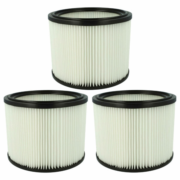 Pack 3x Filtro de Substituição vhbw para Aspirador Berner 94314