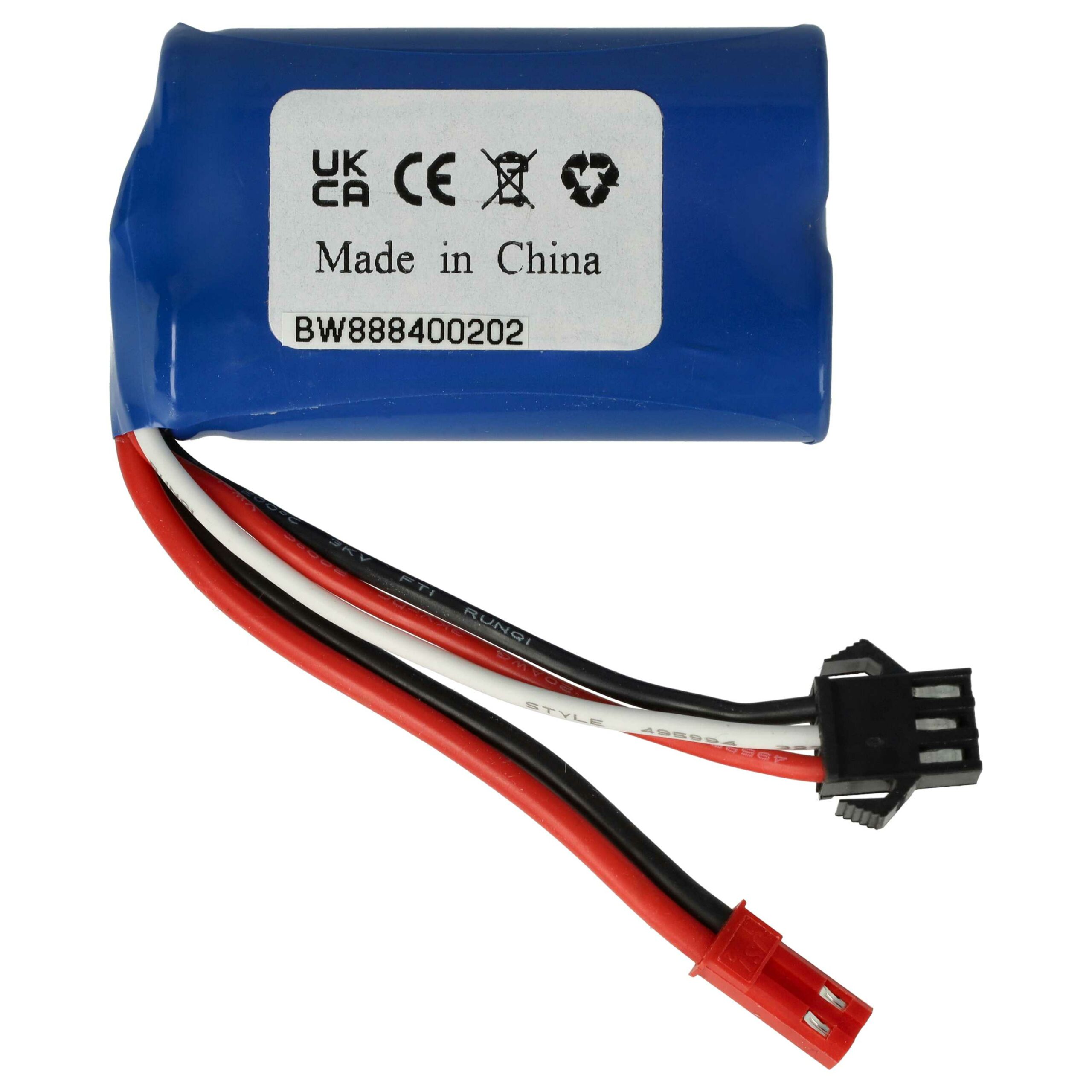 Bateria vhbw para Wltoys (Model Making Device) - 350 mAh 6.4 V LiFePO4 - Image 3