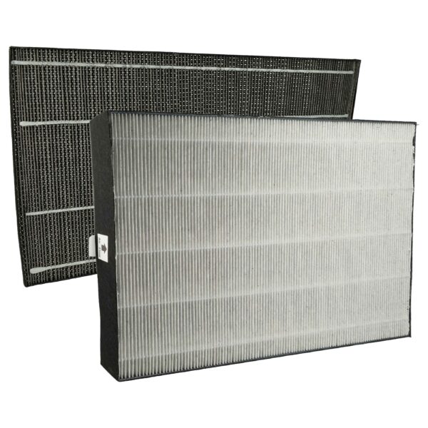 Conjunto de 2 Filtros vhbw para Purificador de Ar Sharp FZ-A61DFR / FZ-A61HFR - Filtro HEPA e Carvão Ativado